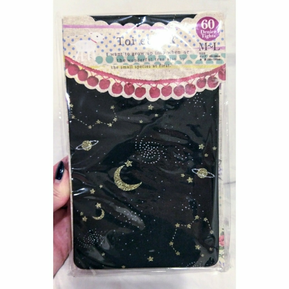 Planet Print Tights